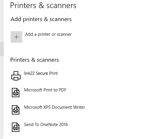 Secure Print - En virtuell printer